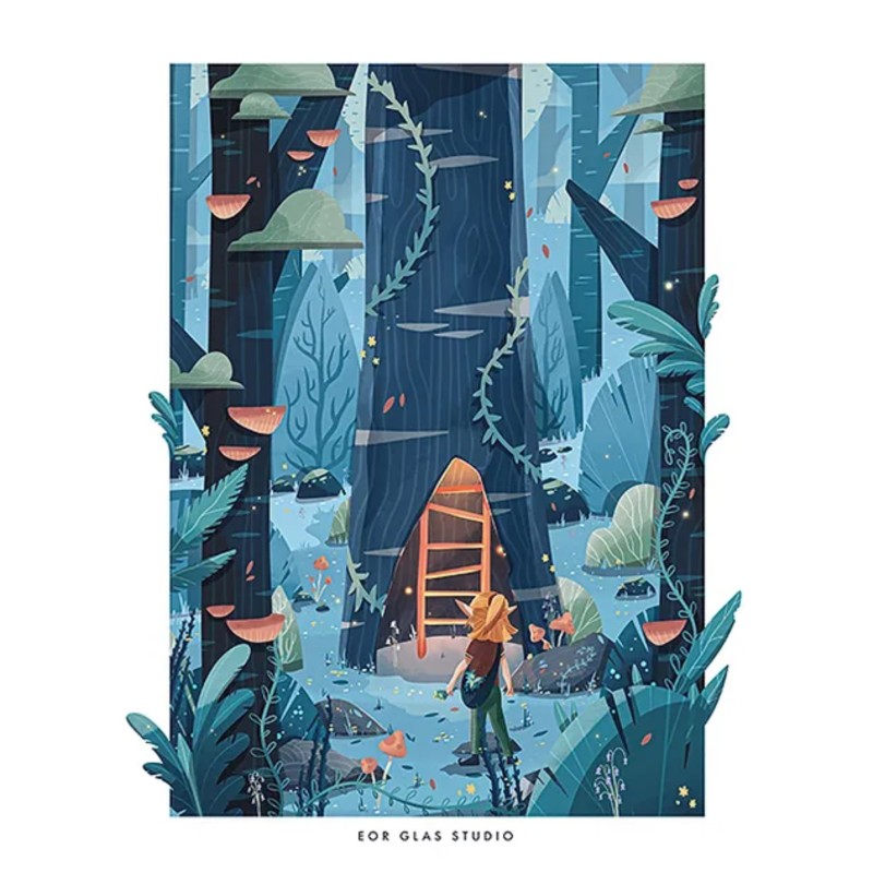 Affiche « L’arbre enchanté »