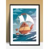 Affiche « Théière à voile »