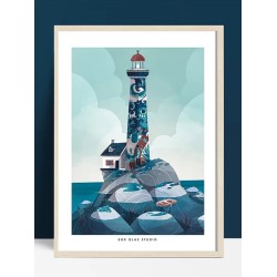 Affiche « Phare tatoué »