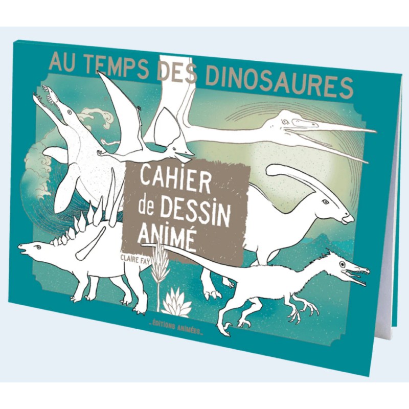 Cahier de dessin animé Au Temps des Dinosaures