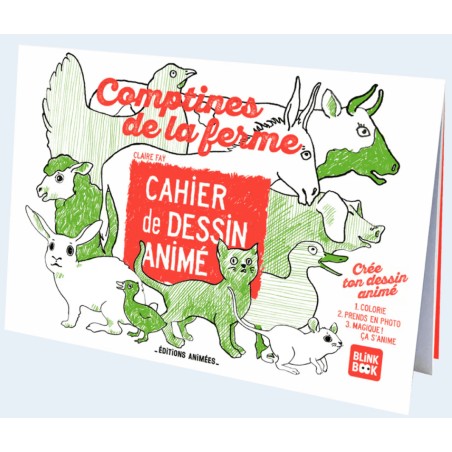 Cahier de dessin animé Comptines de la Ferme