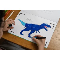 Cahier de dessin animé Les Dinosaures